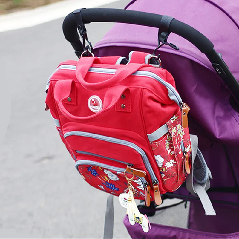 Модная сумка для детских подгузников вместительный дорожный рюкзак мам