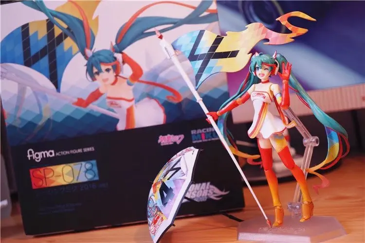 Figma SP 78 гонки Хацунэ Мику лыжный стиль аниме 14 см в коробке фигурку игрушки|figure