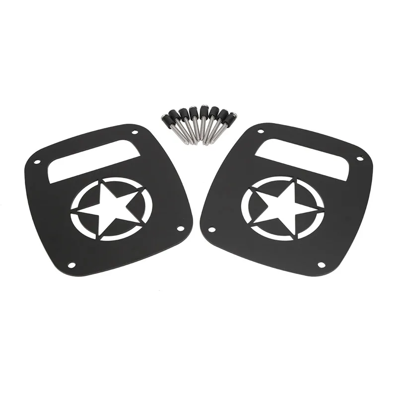 Военный Звездный задний фонарь для Jeep Wrangler Rubicon TJ YJ 1987 2006 Защита задних фар