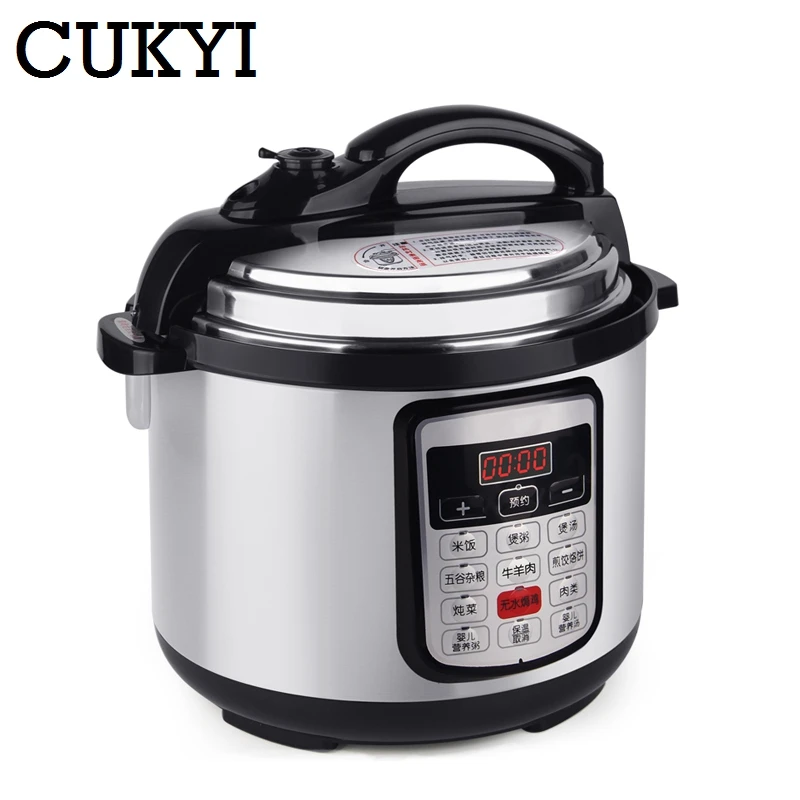 CUKYI 6L 8L Многофункциональный Нержавеющая сталь Электрический Давление Плита