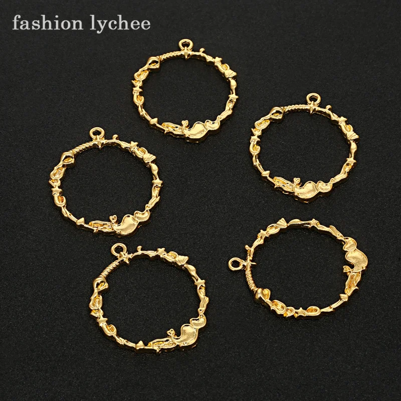 5 шт. подвеска в виде ракушки дельфина морской звезды | Украшения и аксессуары