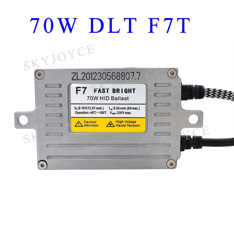 AC 70W Headlight HID Kit DLT F7 hid Ballast Ceramics Bulb 4300K 8000K 6000K H7 H11 H1 D2H Fast Bright headlight | Автомобили и
