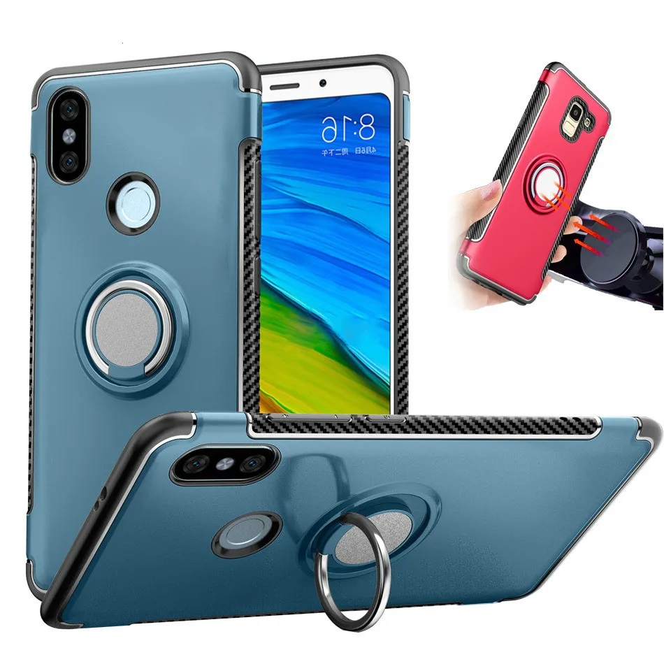 Чехол с кольцом подставкой для Xiaomi Redmi note 5 6 Pro 6A S2 Plus 5A Mi A2 lite 8 Lite SE max 3 магнитный в