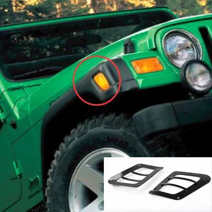 Новинка рассеиватель для крыла маска защиты от брызг аксессуары Jeep Wrangler TJ 2 го