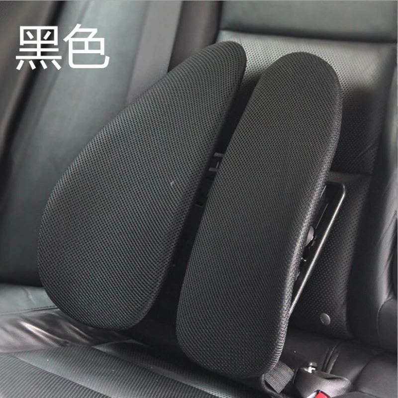 

Universal Breathable Car Seat Chair Back Massage Lumbar Support Waist Cushion Mesh Cushion Pad For Car Office Home Car Styling