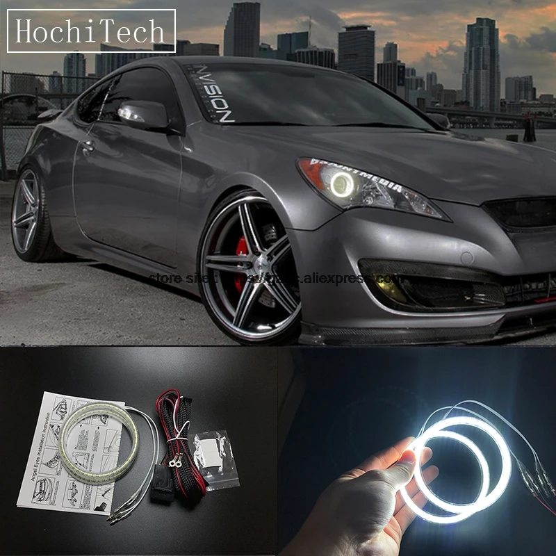 HochiTech ультра яркие красные/зеленые/Белый светодиодный глаза ангела 2500LM гало