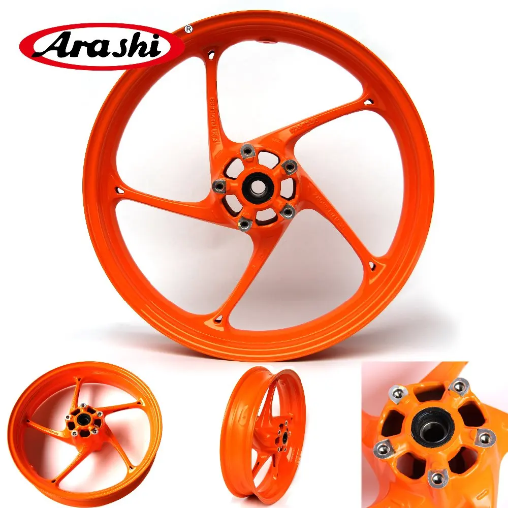 Передний обод колеса для мотоцикла Arashi Repsol TRIUMPH Daytona 675R 675 R 2013 2014 2015 черный золотой