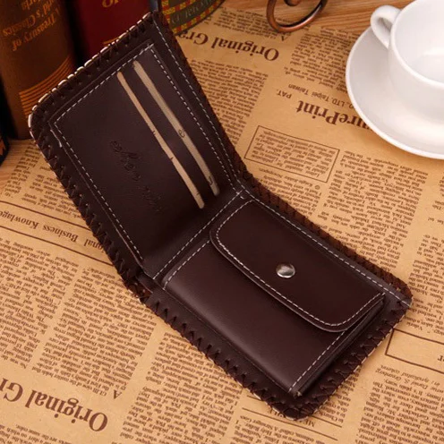 Модные мужские бумажники держатель для карт и сменный карман монет дизайнерский