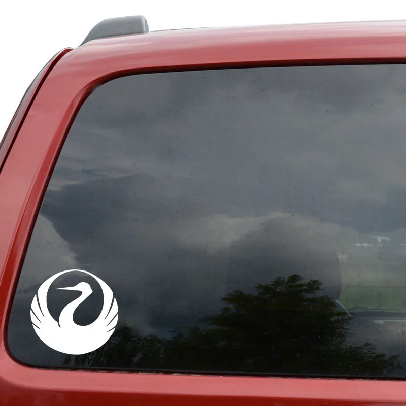 QYPF 15 2 см * 14 7 модные автомобильные наклейки с изображением лебедя