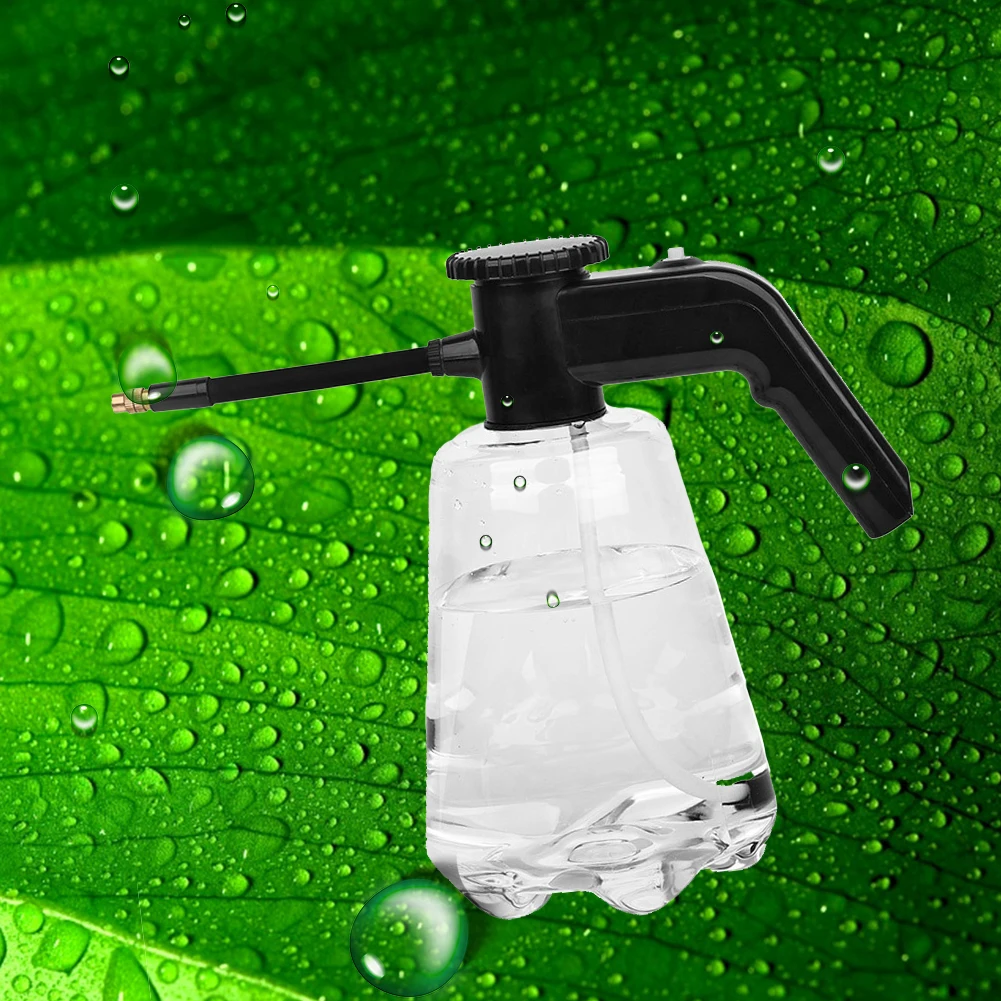 2L Tools Rotatable Nozzle Electric Sprayer Automatic Garden Portable Pot Adjustable Watering Can High Pressure USB Charge Bottle