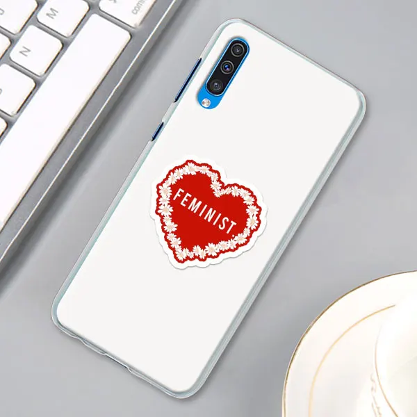 14 Эстетика Минимальный «Girl power» и женских чехол для samsung Galaxy A30 A40 A50 A70 A6 A8 плюс A7 A9 M30 Футляр для телефона - Цвет: 14