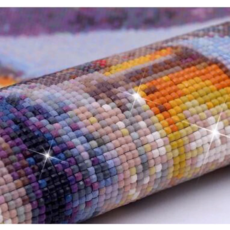 

Diamond Painting Round Crystal Cross Stitch Picture of rhinestone Diamond Embroidery Mosaic fish Home Decoration craft AS601