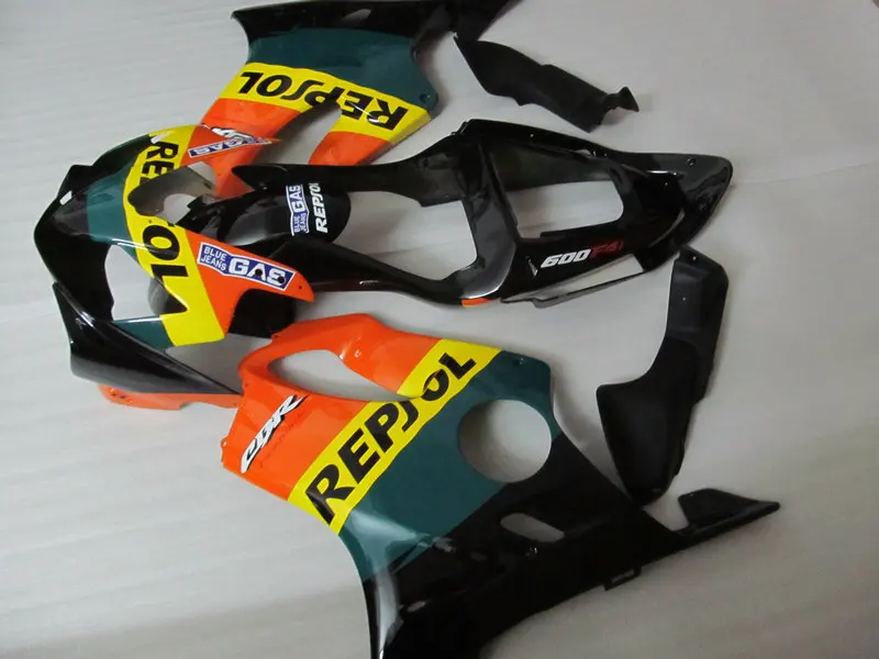 Литьевая форма обтекатель комплект для HONDA CBR600F4I 01 02 03 CBR600 F4I 2001 2002 2003 ABS Красочные