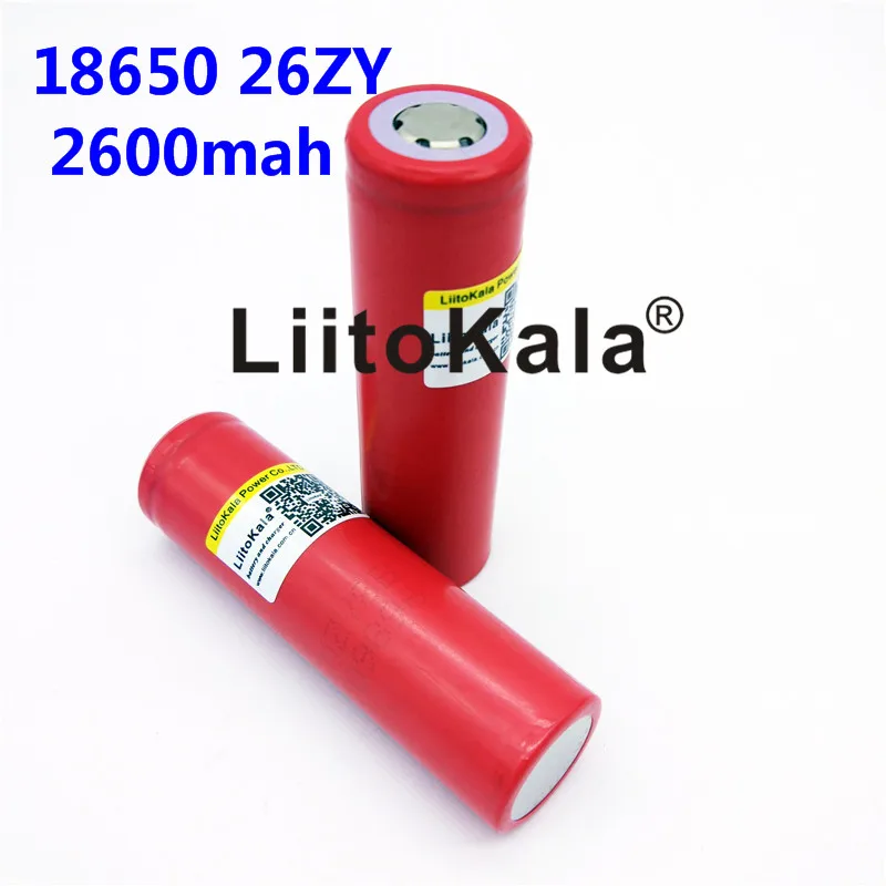 Новинка 100% оригинальный LiitoKala для Sanyo 18650 2600 мАч литий ионная аккумуляторная