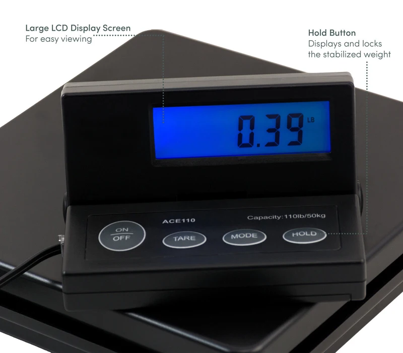 110lbs x 0,1 oz почтовая Почта, весы, цифровая, скамейка, напольные весы, 50 кг, посылки, Почтовые весы, ЖК-дисплей