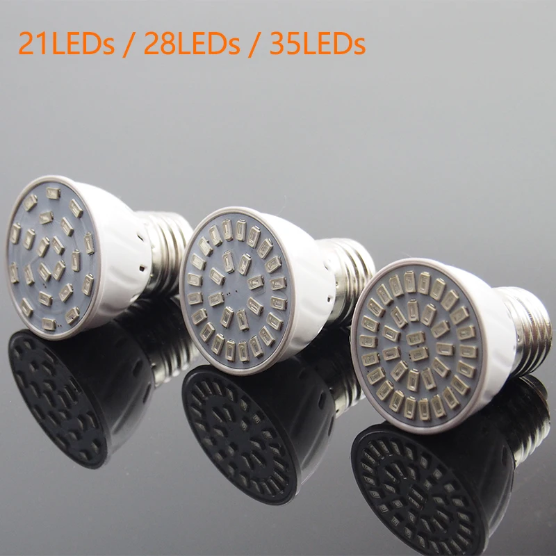 SMD5733 220 V освещение для выращивания растений GU10 E27 MR16 микс в красном и синем цветах