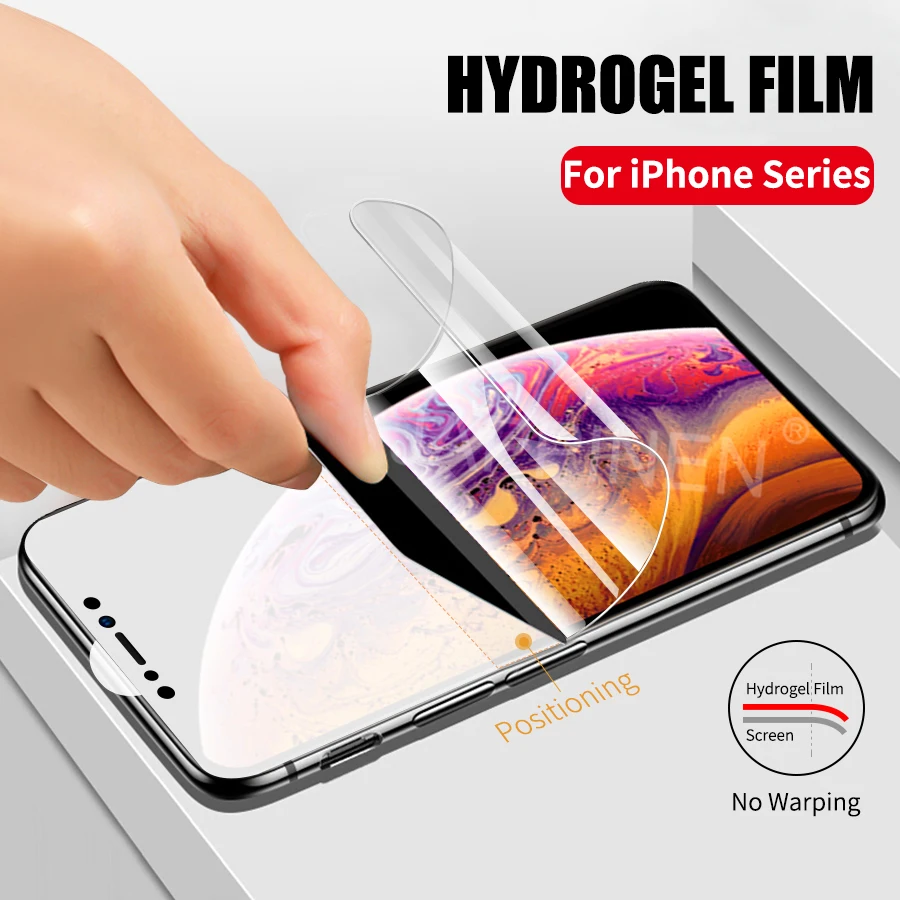 Защитная пленка из ТПУ для iPhone XR XS Max X 8 7 6 6s Plus|Защитные стёкла и плёнки телефонов| |