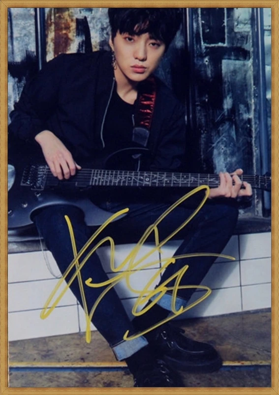 Ручная подпись Winner Kang Seung Yoon автографа оригинальная фотография 4*6 дюймов