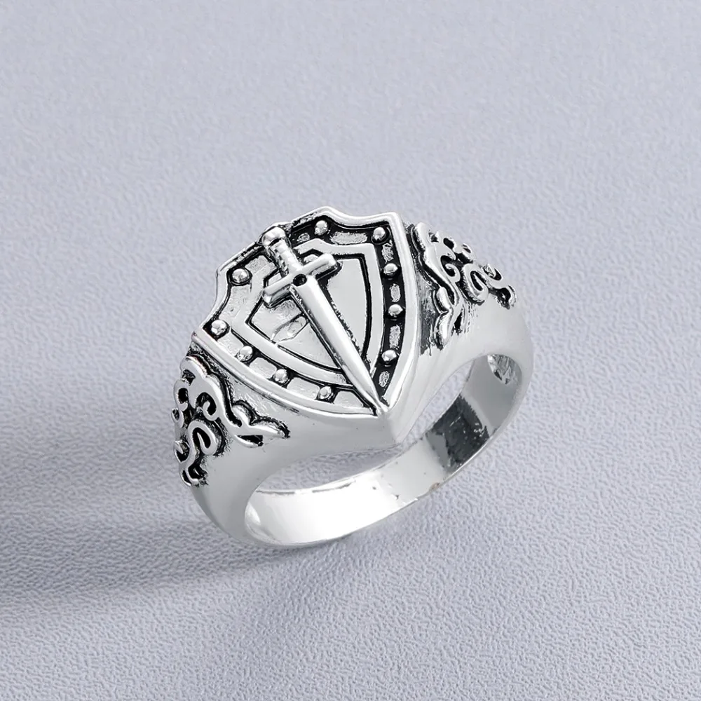 Мужское кольцо из цинкового сплава Chandler Knight's Ring Размер 9 | Украшения и