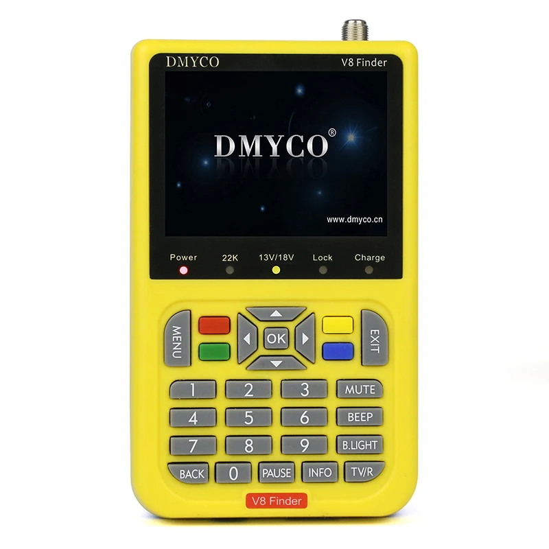 Dmyco Finder LNB поисковик спутников счетчик DVB S/S2 рецепторов тюнер 1080 P Высокое