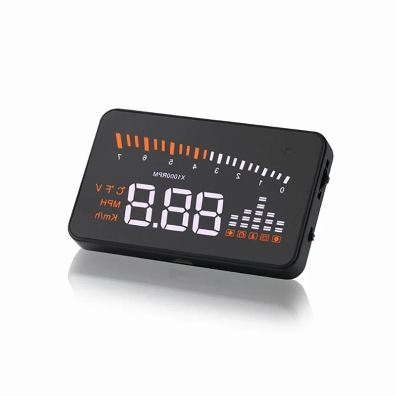 X5 3 5 дюймовый простой функциональный проекционный дисплей OBD2 HUD многоцветный