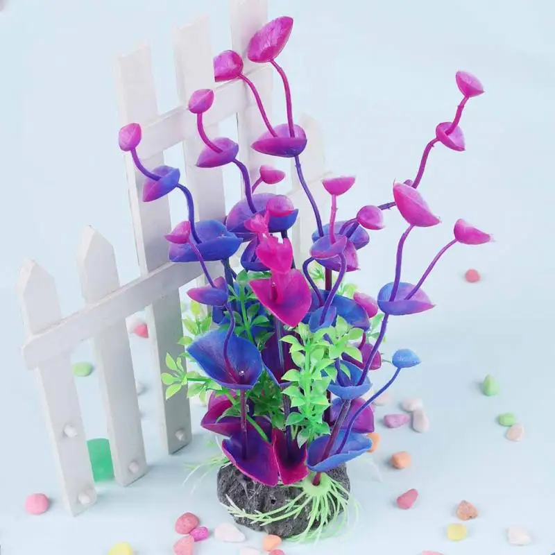 Пластик мягкий коралл декор Emulational водных растений для орнамент QJ|decorative plastic
