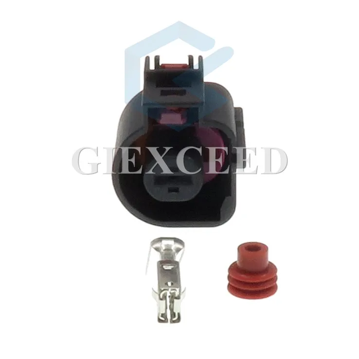 

2 Sets 1 Pin 1K0973751 Automotive Starter Motor Plug 1K0 973 751 Female Cable Socket For VW Sagitar Magotan Golf Audi