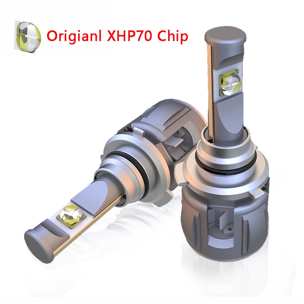 XHP70 H4 H7 автомобильная светодиодная лампа для фары X70 H11 9005 9006 HB4 H8 D1S D2S H1 D4S обновления Чип 6000K 15600LM фар головного