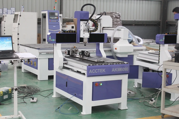 Горячая продажа мини cnc 6090 маршрутизатор/4 оси 3d древесины резки машина|Фрезы по