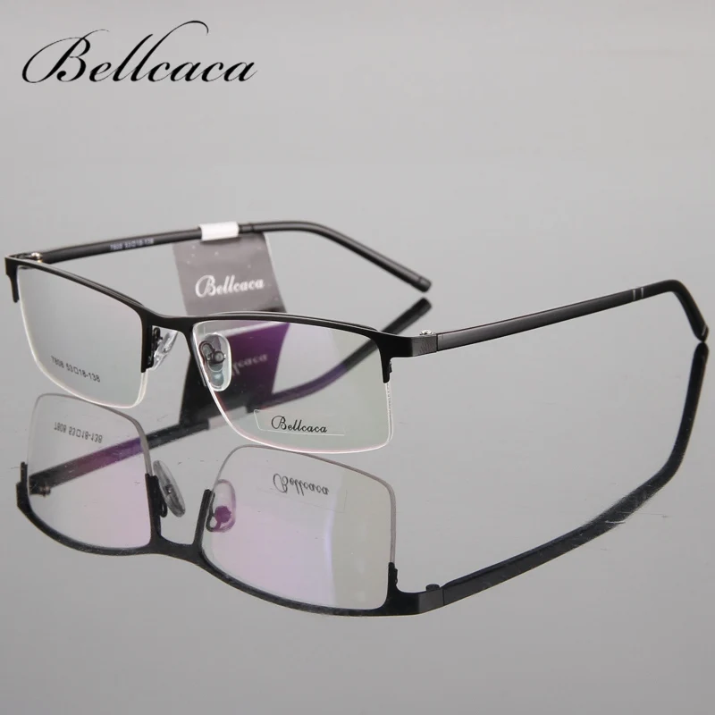 BC104-7808-Black Оправа для очков, мужские компьютерные оптические очки, оправа для мужчин, прозрачные линзы, Armacao de очки «Lunette» BC104 - Цвет оправы: BC104-7808-Black