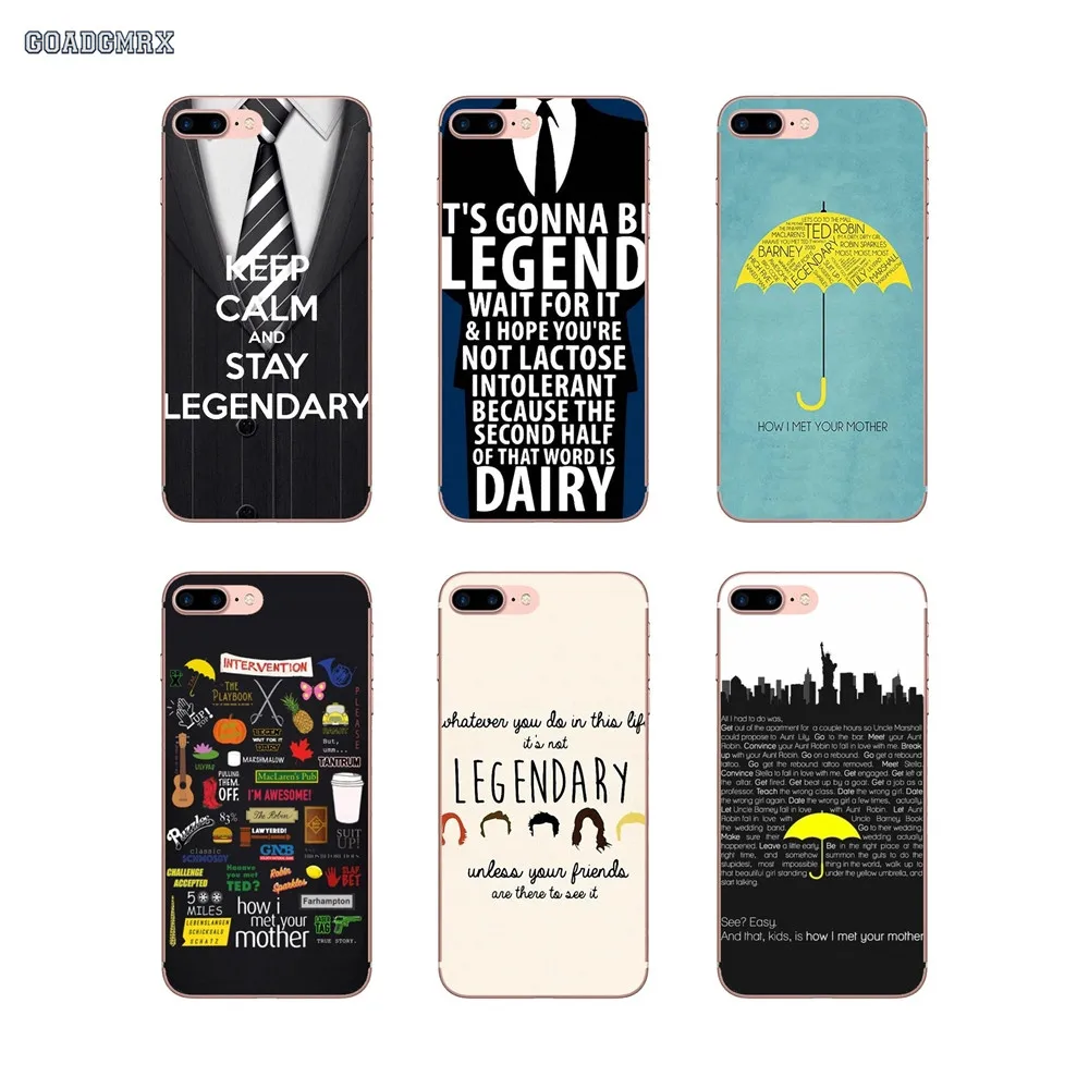 Чехол из ТПУ с надписью How I Met Your Mother Himym для Samsung Galaxy S2 S3 S4 S5 Mini Alpha S6 S7 edge S8 S9 Plus J1 Grand