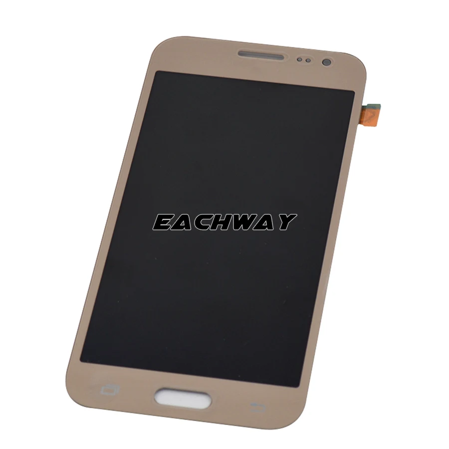 AMOLED ЖК-дисплей для samsung Galaxy J2 J200 J200F J200H J200Y ЖК-дисплей кодирующий преобразователь сенсорного экрана в сборе черный/белый/золотой