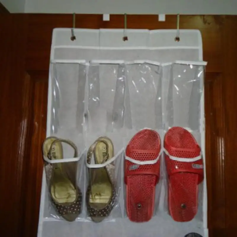 Подвесной Держатель для обуви с 24 карманами подвесной стеллаж хранения