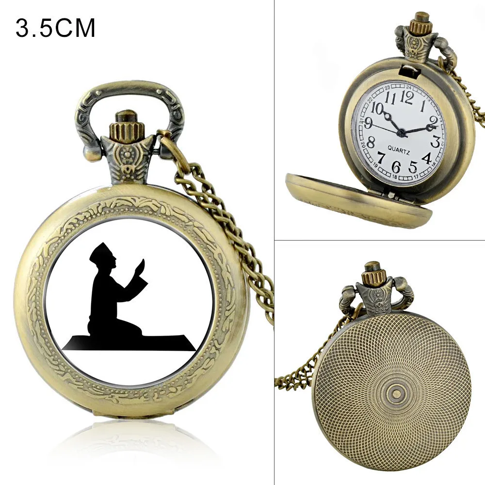 

Luxury Golden Flower Deer Carving Design Mechanical Pocket Watch FOB Waist Chain Steampunk Skeleton Hand Wind Mens Clock