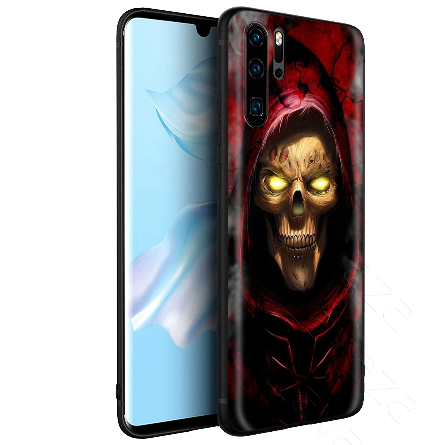 Кожаный чехол с черепами для Huawei Mate 30 20 Honor 6a 7a 7c 7x 8C 8x9 10 Nova 3i 3 Lite Pro Y6 2018 |