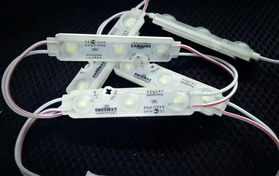 Светодиодный модуль освещения SMD 5730 3 светодиодный s IP68 водонепроницаемый белый теплый белый DC 12 V реклама свет светодиодный знак Подсветка свет