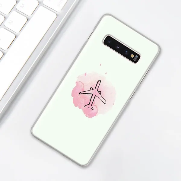 Карта мира план путешествий Чехол для телефона для samsung Galaxy S10e S10 Plus S7 S8 S9 Plus Note 8 9 10 Plus S10 Note 10 5G жесткий чехол - Цвет: H06