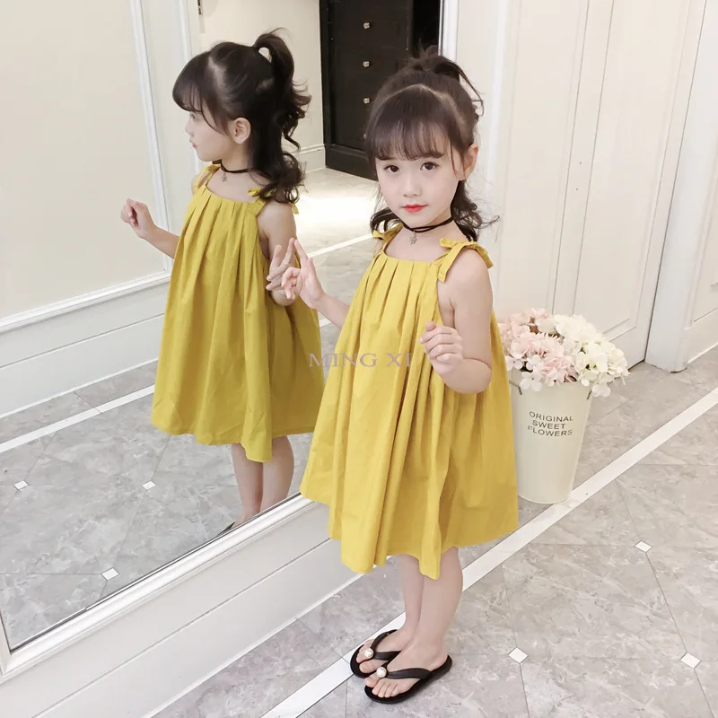 Summer new 2018 children's clothing girls petti dress strap thin vest | Детская одежда и обувь