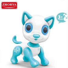 Горячая Распродажа игрушки ходящая собака и кошка игрушки Звуковое управление умная Интерактивная собака электронные обучающие игрушки для детей