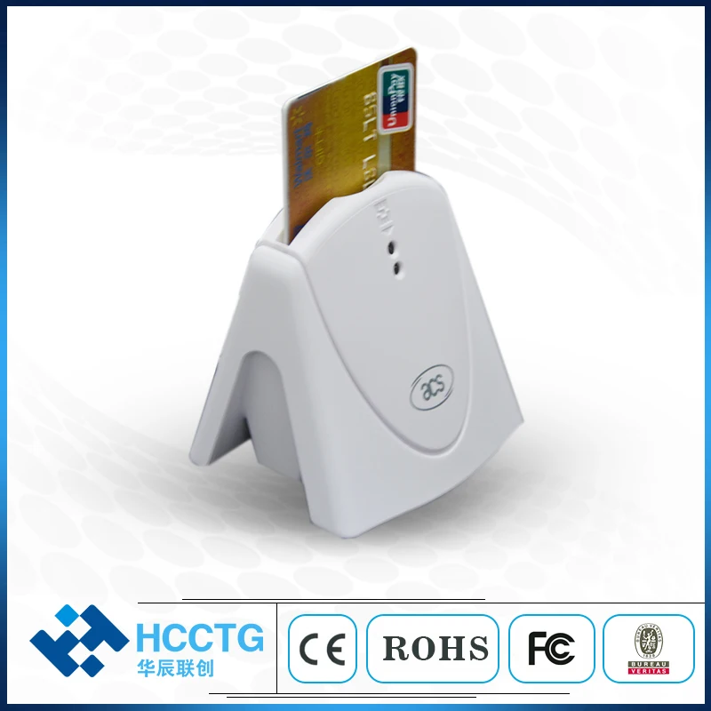 

China ISO7816 CAC PPS Contact USB CCID Insert Smart Card Reader ACR39U-H1