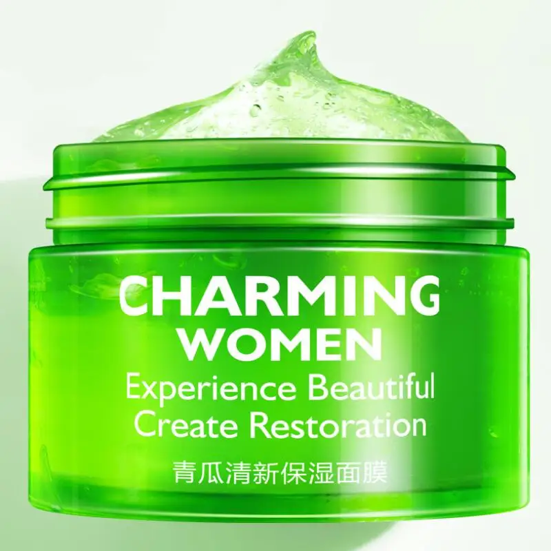 Маска из огурцов гель с алоэ вера контроль жирности отбеливание увлажнение