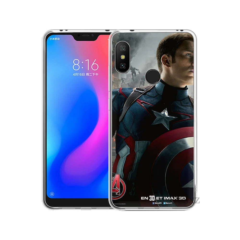 Чехол для телефона с изображением Капитана Америки Redmi 3S 3 Pro 4 Prime 4X 4A 5 5A Plus 6 6A