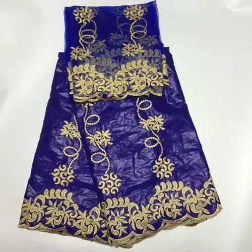 2017 Новое поступление 5 + 2 ярдов Вышивка Базен Riche Getzner Ткань S хлопок жаккард с