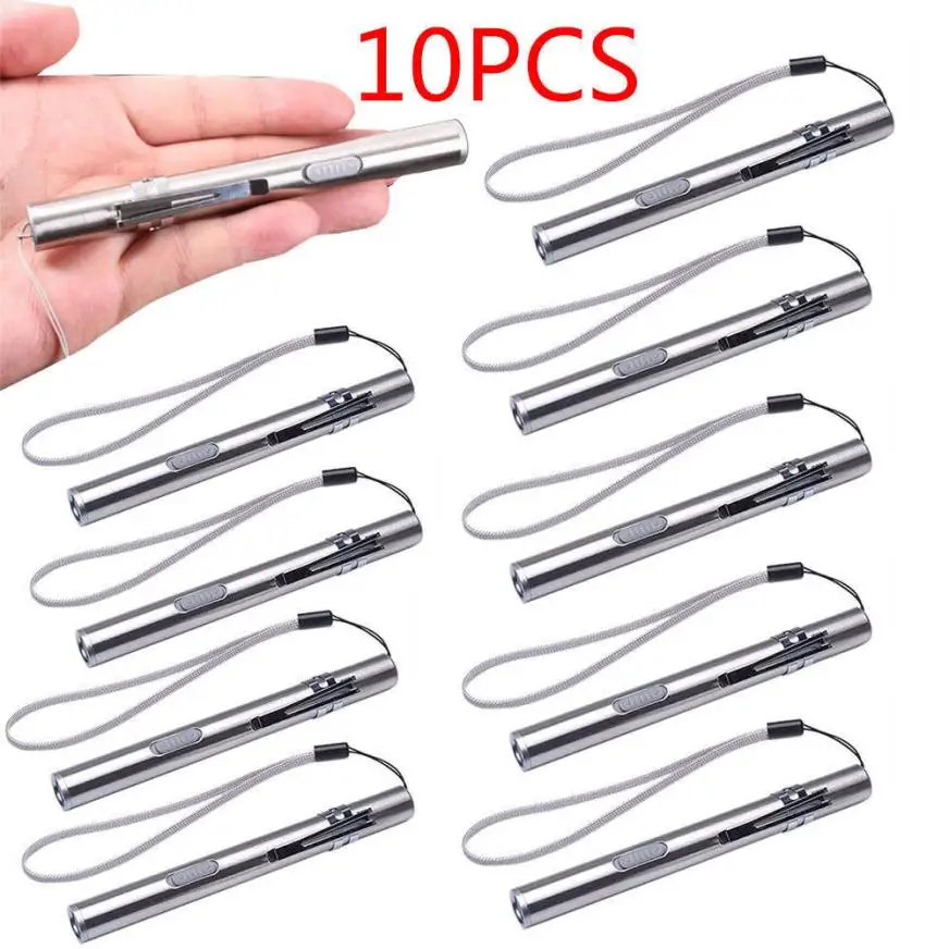 Уличный фонарь 10x 8000лм карманный тактический светодиодный фонарик ручка XMLT6 USB