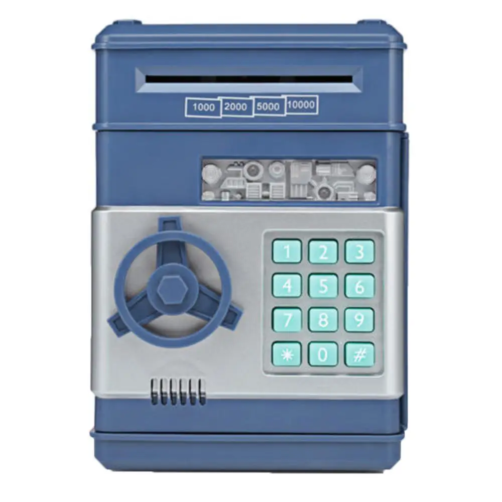 Money Box Банкомат автоматический рулон денег Копилка электронная Свинья Копилка Банкомат пароль Копилка наличные монеты копилка Сейф для детей@ 40 - Цвет: Money Box