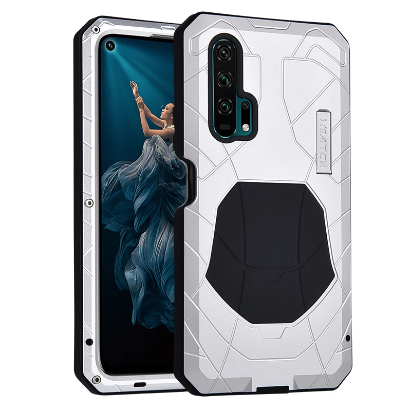 Повседневный водонепроницаемый чехол для huawei Honor 20 Pro противоударный сверхмощный силиконовый алюминиевый металлический чехол для Honor 20 20 Pro Чехол