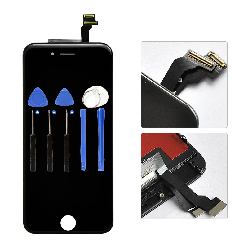 AAA Quality No Dead Pixel For iPhone 6 Plus 7 LCD Display Touch Screen With Digitizer Assembly +Tools FreeShipping | Мобильные