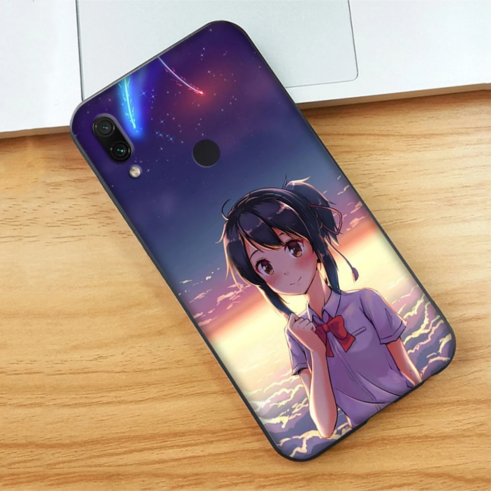 9 Аниме ваш Kimi no Na wa мягкий чехол для Xiaomi Redmi Note 7 4 4X6 Pro 5 Plus 5A 6A Go S2 - Цвет: 9
