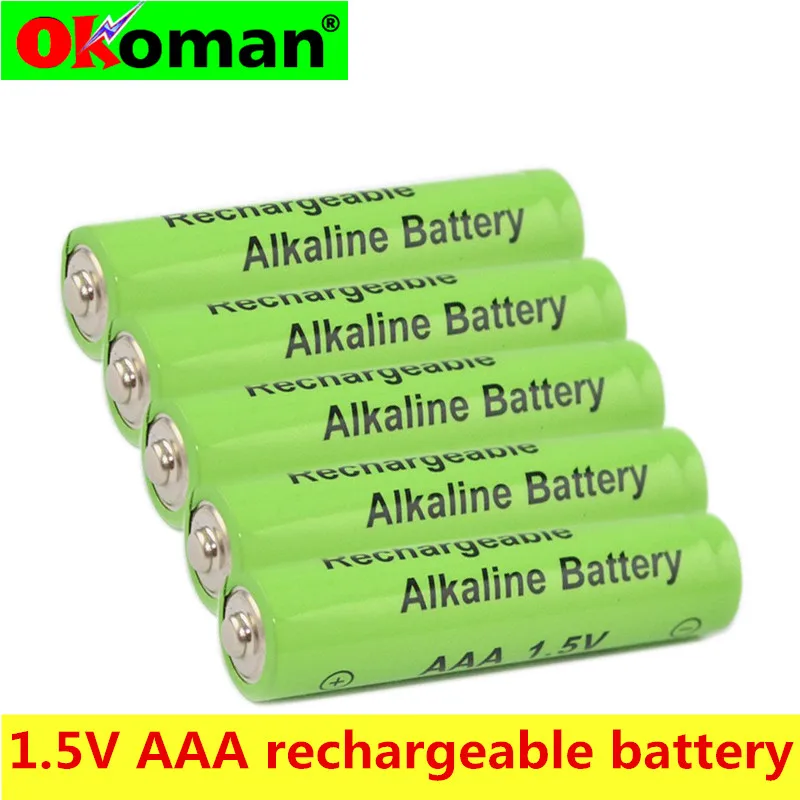 Okoman 4 ~ 20 AAA батарея 2100 mah 1 5 V Щелочная аккумуляторная для дистанционного