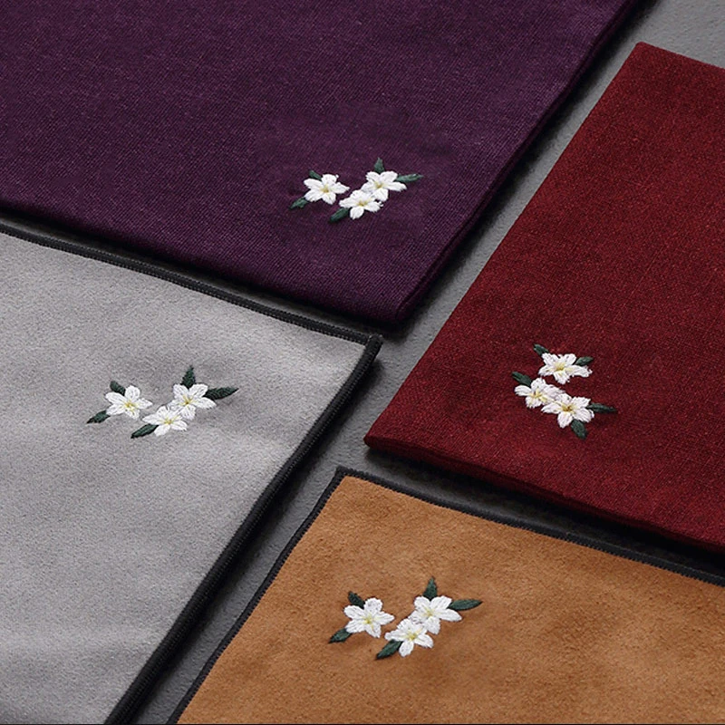 2 шт. Ретро Китайский Стиль вышитые кухонные салфетки утолщенной абсорбент из